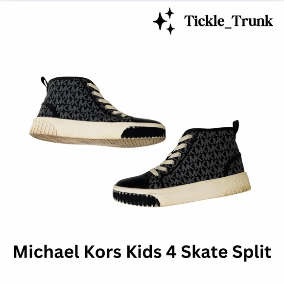 ⭐️ Michael Kors Kids Skate Split High-Top Sneakers - Picture 2 of 9